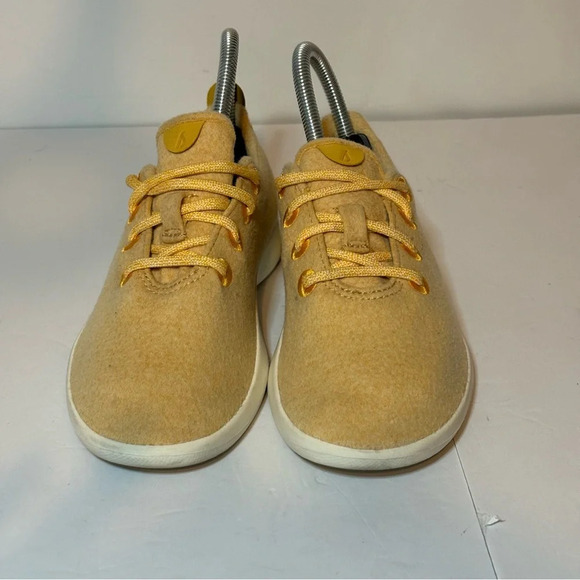 Allbirds Wool Runners WR Womens Sz 6 Shoes Yellow Wool Everyday Casual Sneakers - Picture 6 of 9
